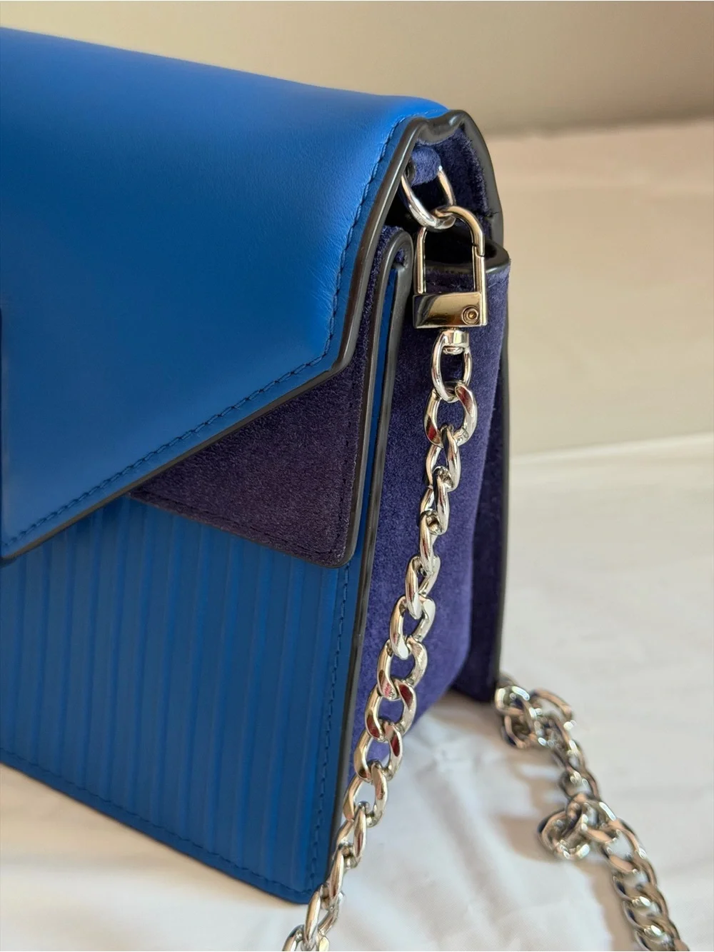Henri Bendel blue crossbody purse